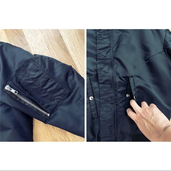 ADAPTATION Reversible Check Bomber Jacket - Picture 11 of 16